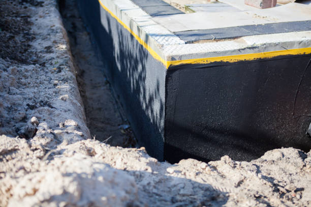 Residential Wet Basement Repair installation at a Fayetteville, GA home by SJ Waterproofing Pros