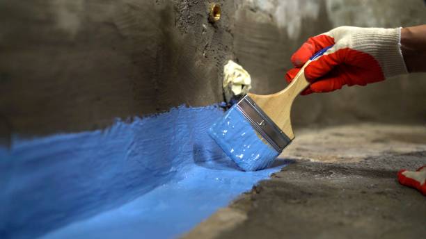 Commercial Wet Basement Repair project at a Fayetteville, GA business property by SJ Waterproofing Pros